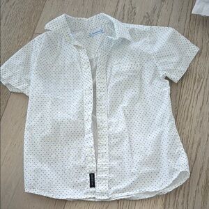 Mayoral White Polka Dot Kids Shirt
